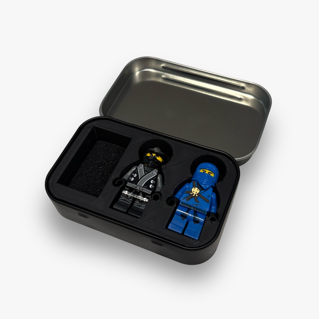 StealthFigs™ Two Minifigure + Accessories Pocket Figure Case with Foam Insert