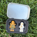 StealthFigs™ Two Minifigure Armour Compatible Pocket Figure Case with Foam Insert
